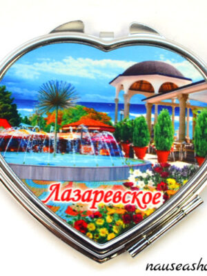 Зеркало сувенирное из металла "Гагра"